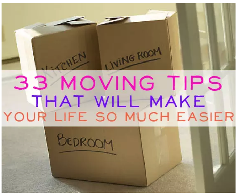 33 Moving Tips